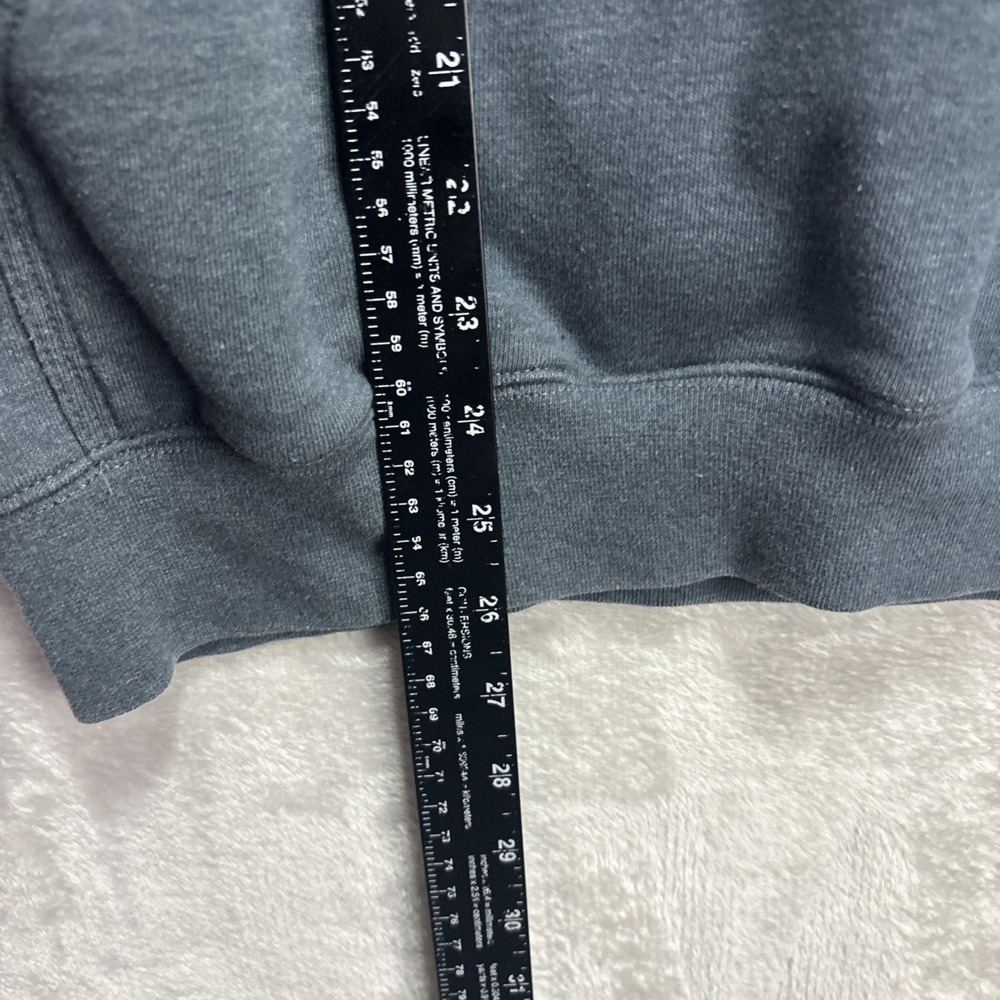 Carhartt Hoodie Adult Med Dark Blue Long Sleeve Pullover Original Fit Logo Mens - Picture 5 of 7